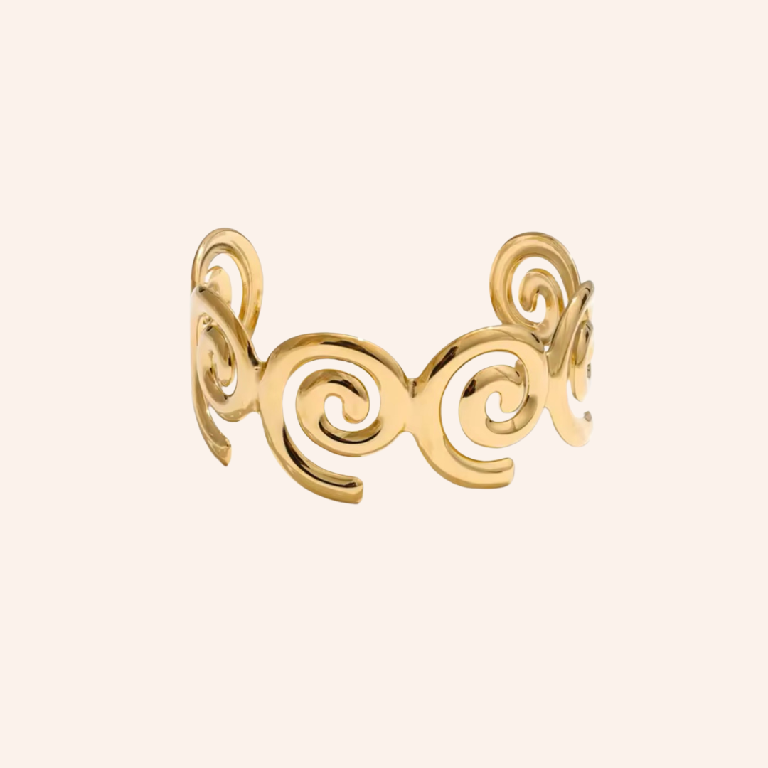 Willow Cuff Bracelet in Gold Plated