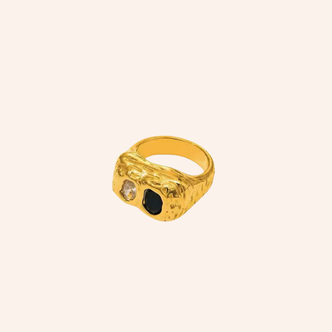 Vortex Ring in Gold Plated