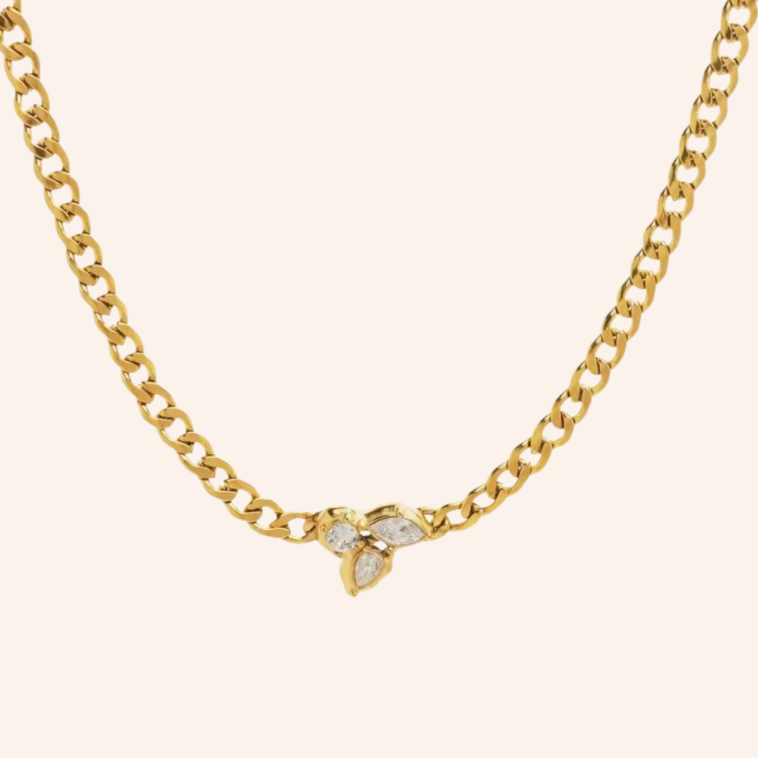 Sofia Necklace in 18k Gold Plated