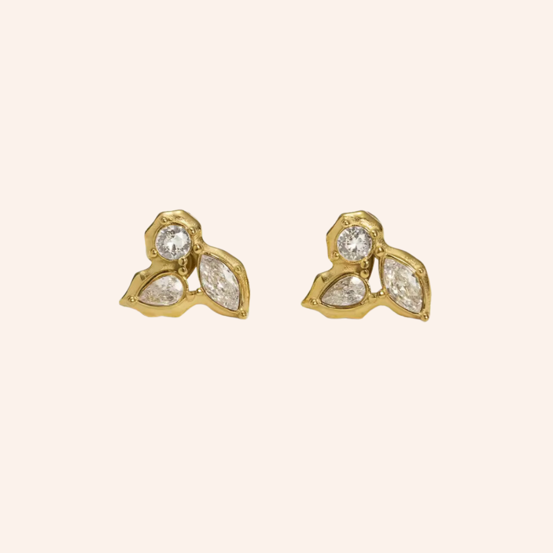 Sofia Earrings in 18k Gold Plated