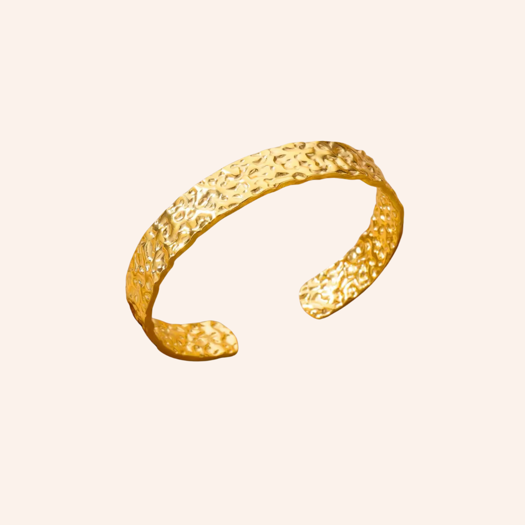 Riot Cuff Bracelet in Gold Plated