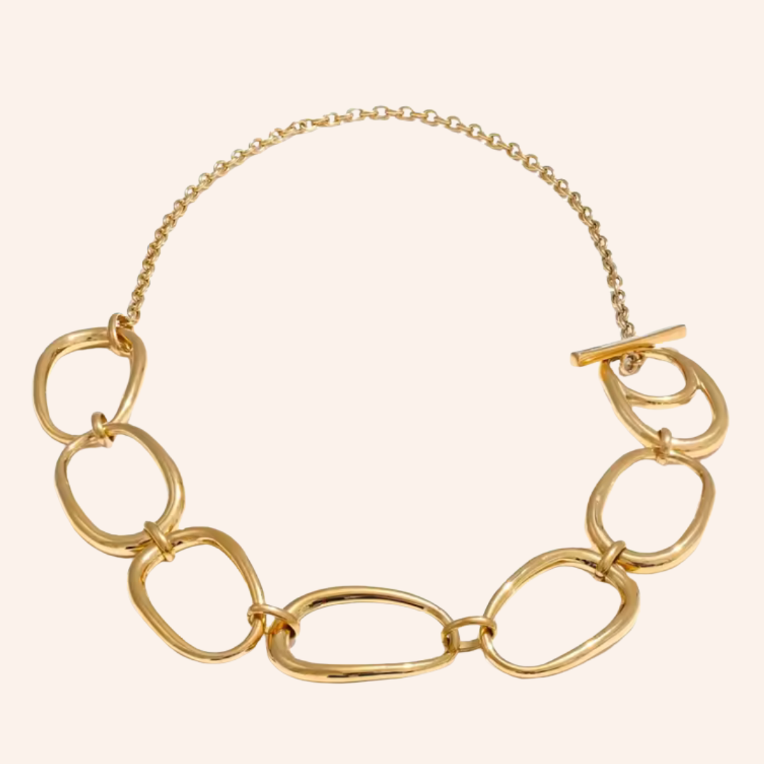 Ovella Necklace in 18k Gold Plated