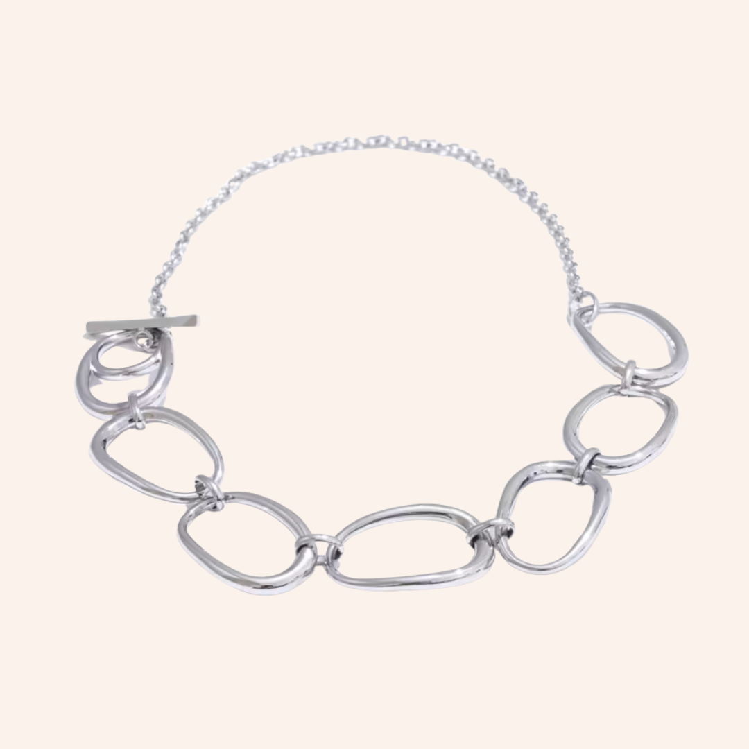 Ovella Necklace in Stainless Steel
