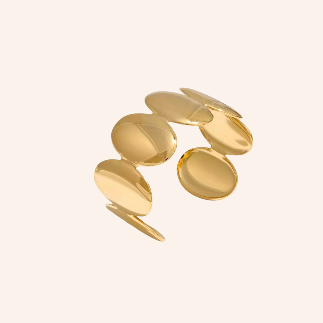 Wander Cuff Bracelet in Gold Plated