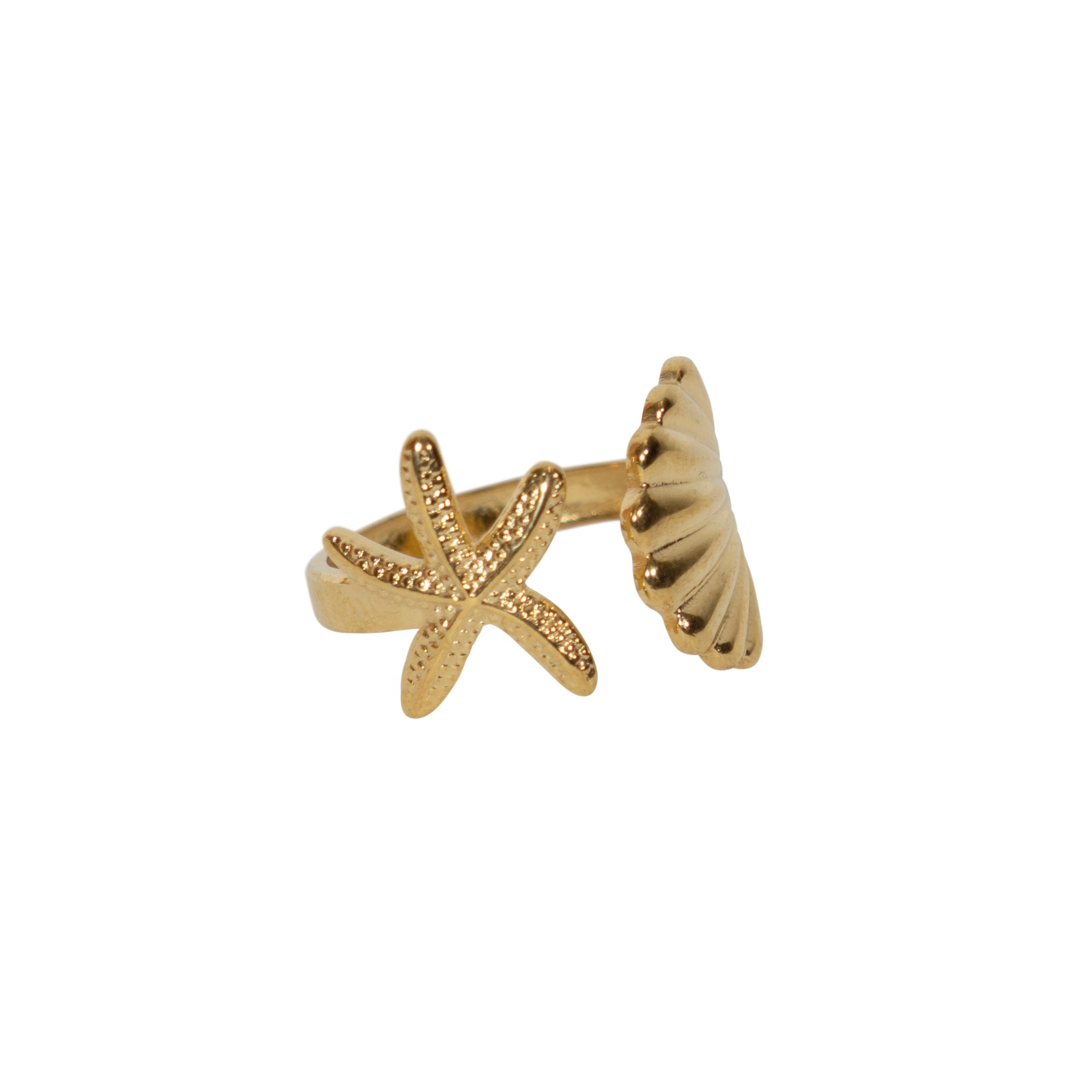 Sea Shell Ring in Gold