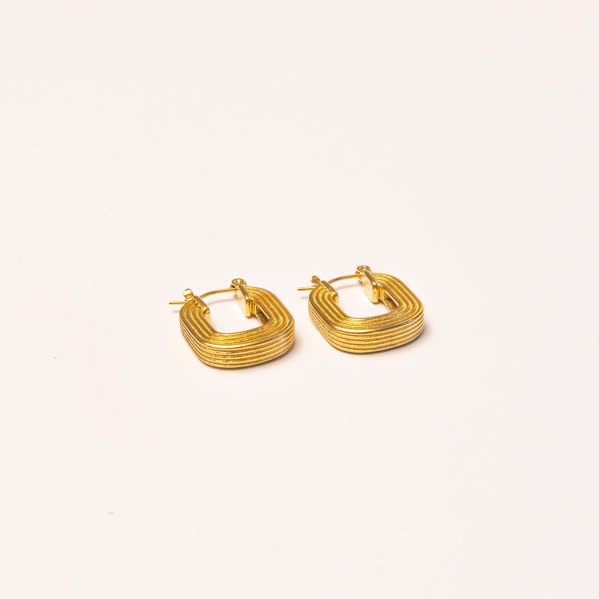Deja Vu Hoops in 18k Gold Plated