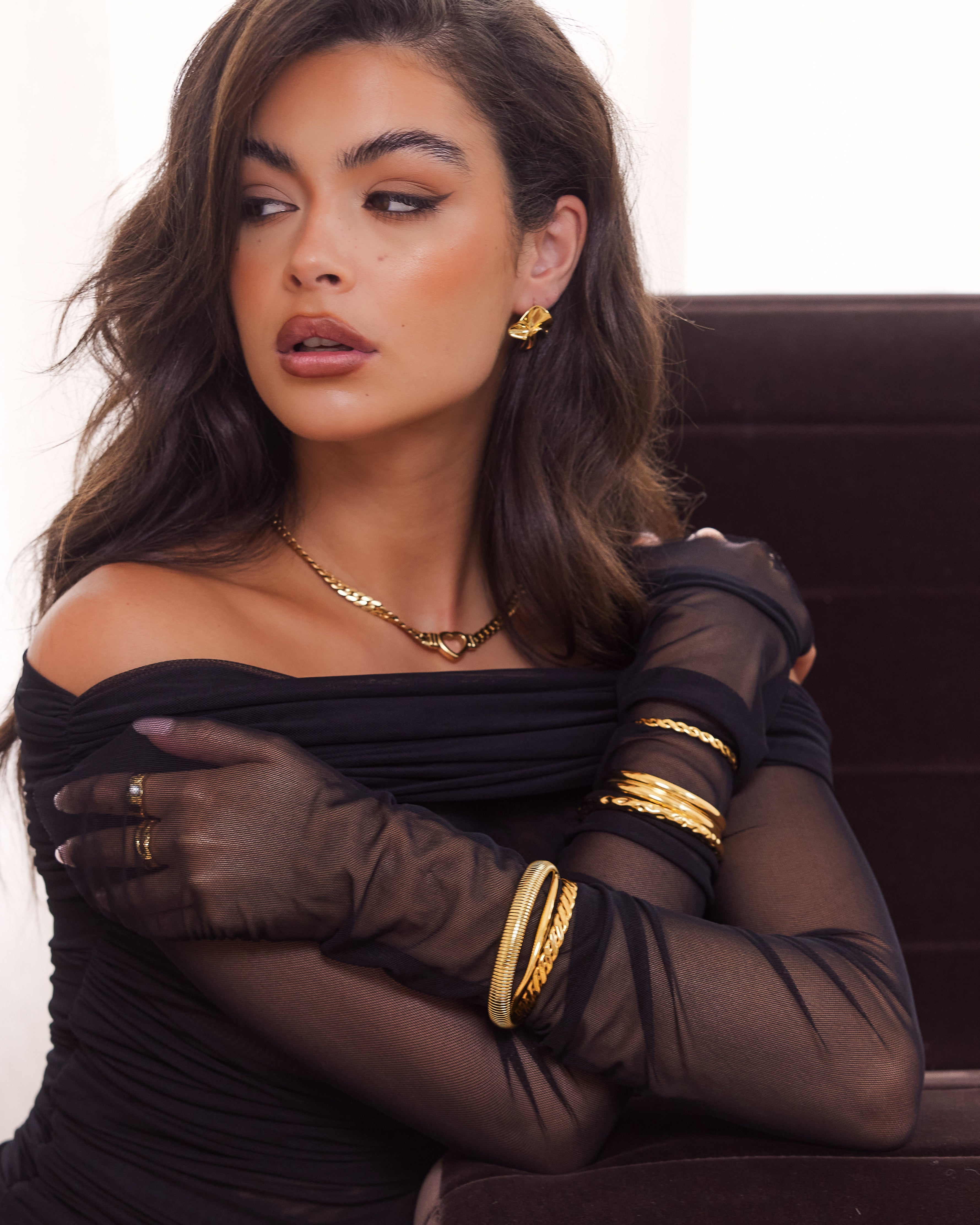 All Yours Necklace in Gold Plated