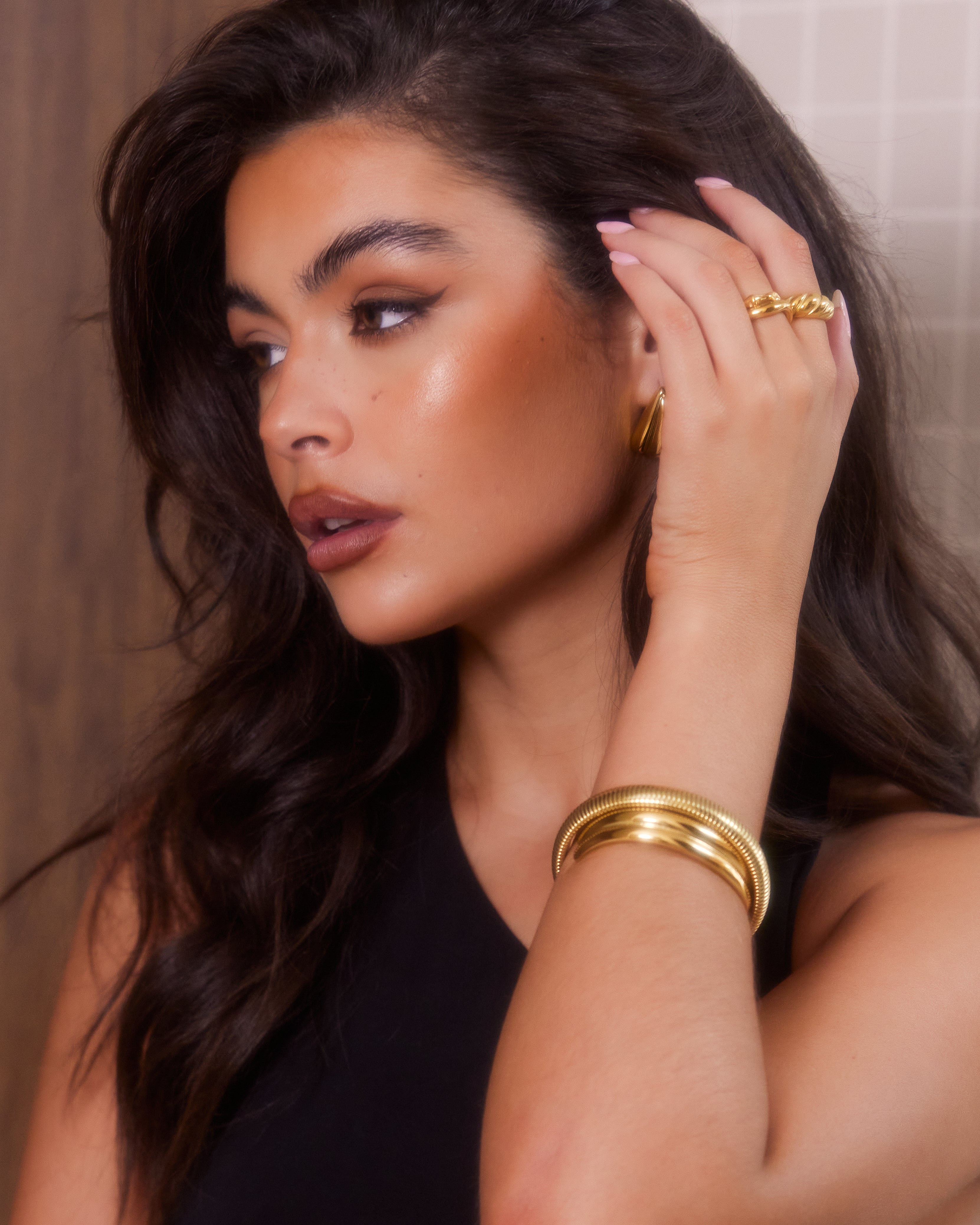 Slinky Bracelet in 18k Gold Plated