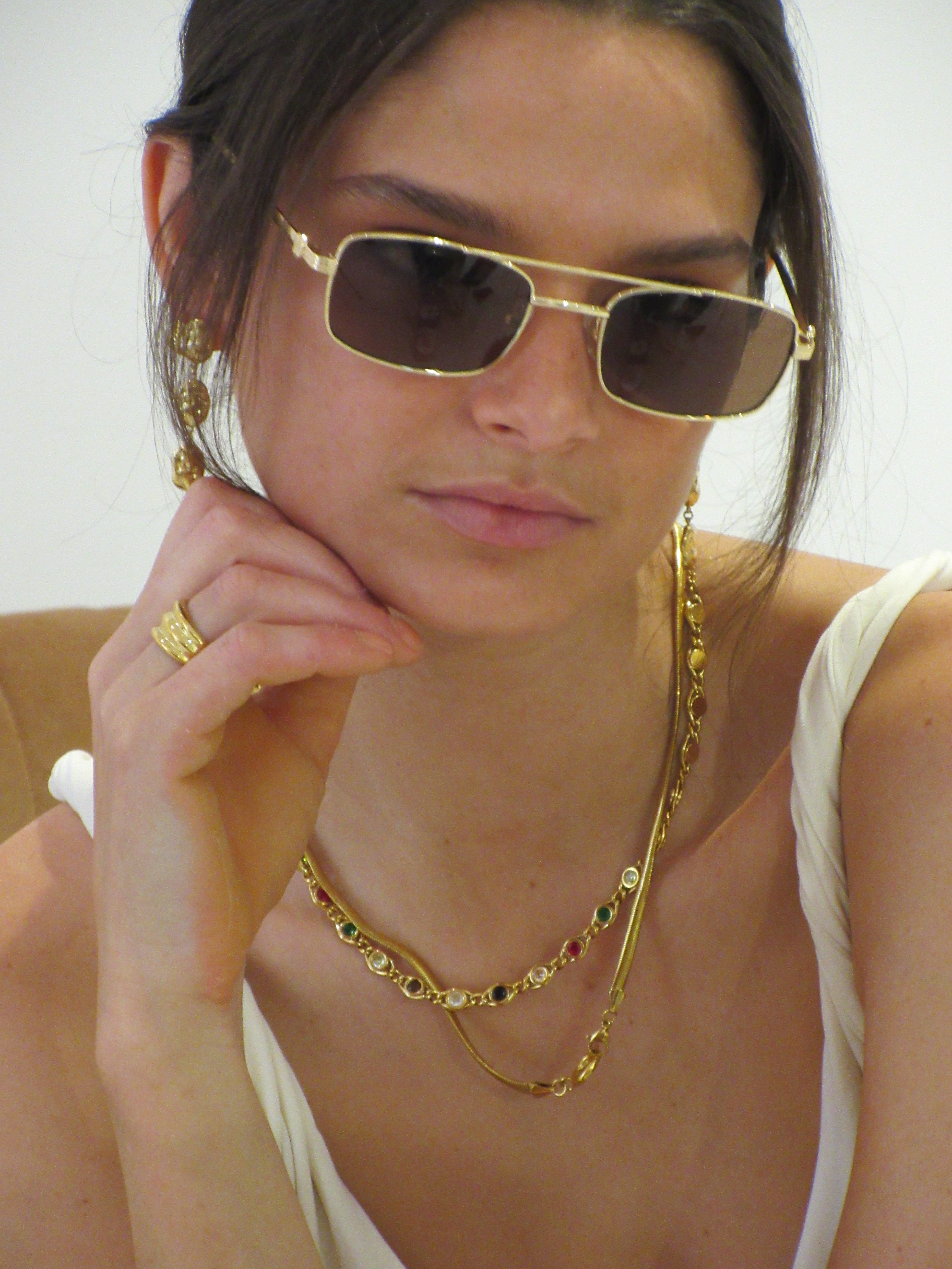 Stella Necklace in Multi Stone