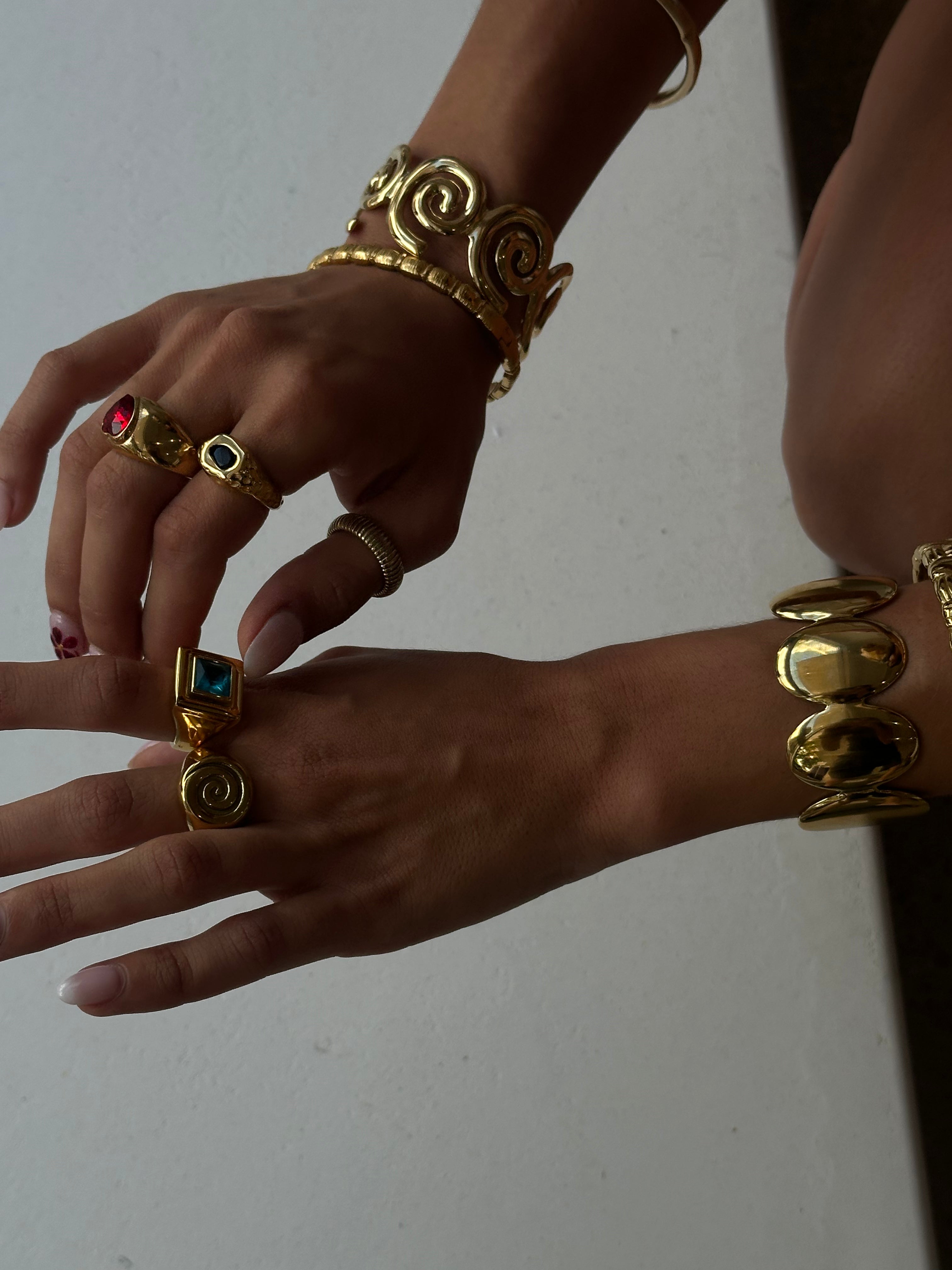 Volt Ring in Gold Plated