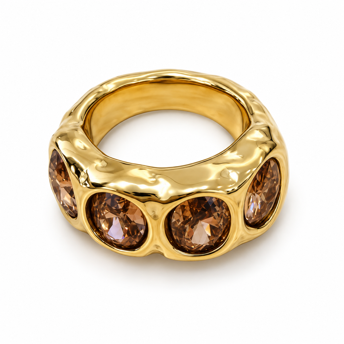 Bronco Ring in 18K Gold Plated