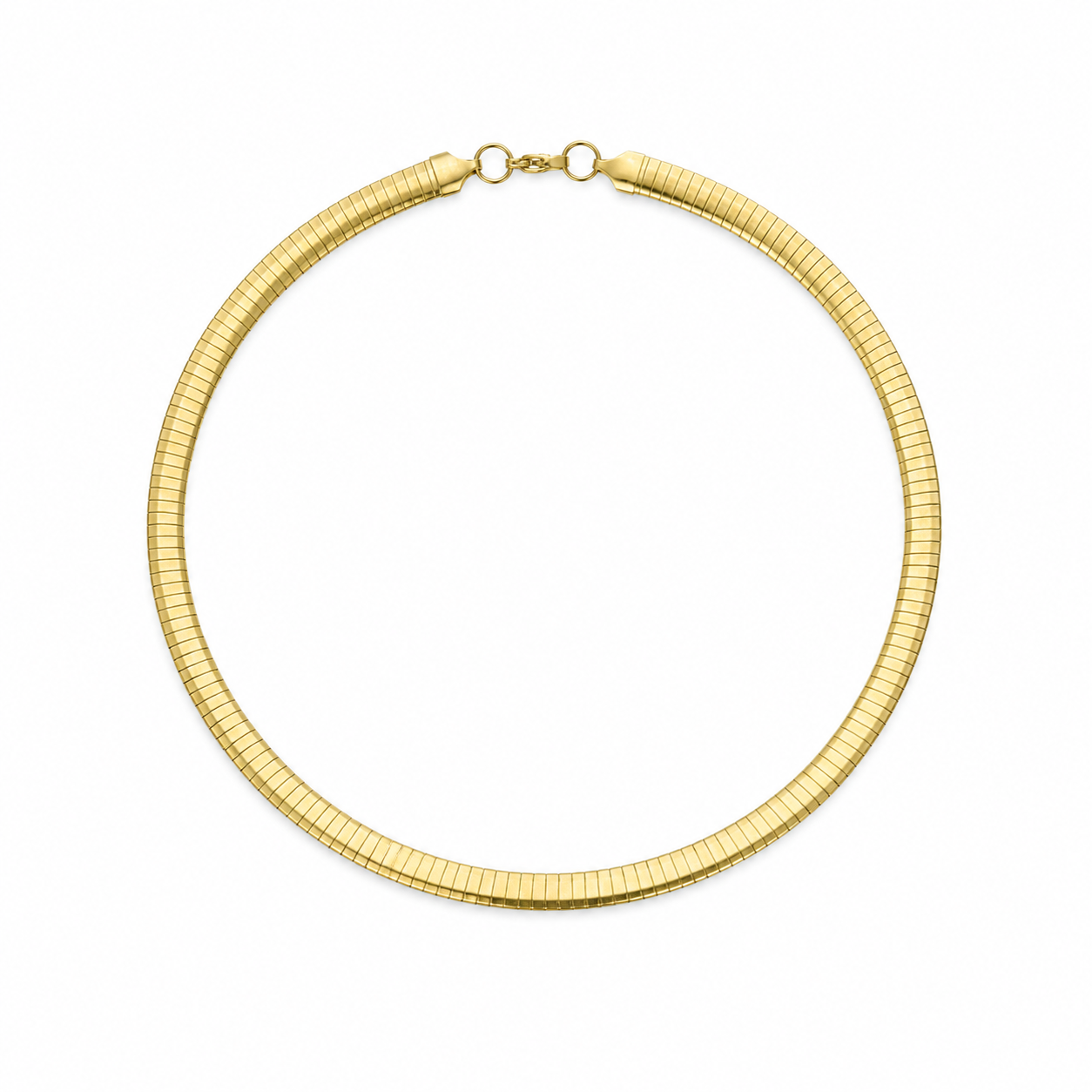 Thick Slinky Choker in 18k Gold Plated