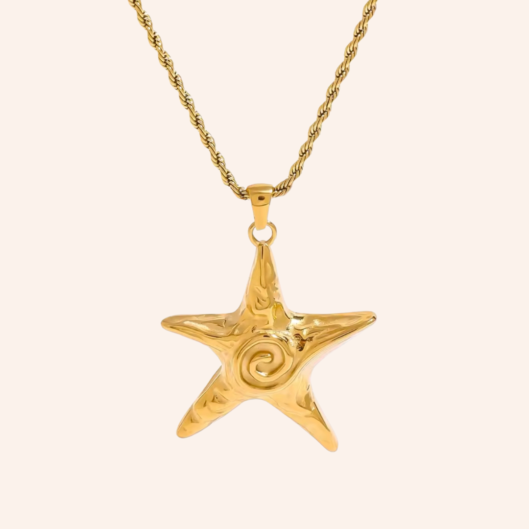Oceanic Necklace in 18k Gold Plated