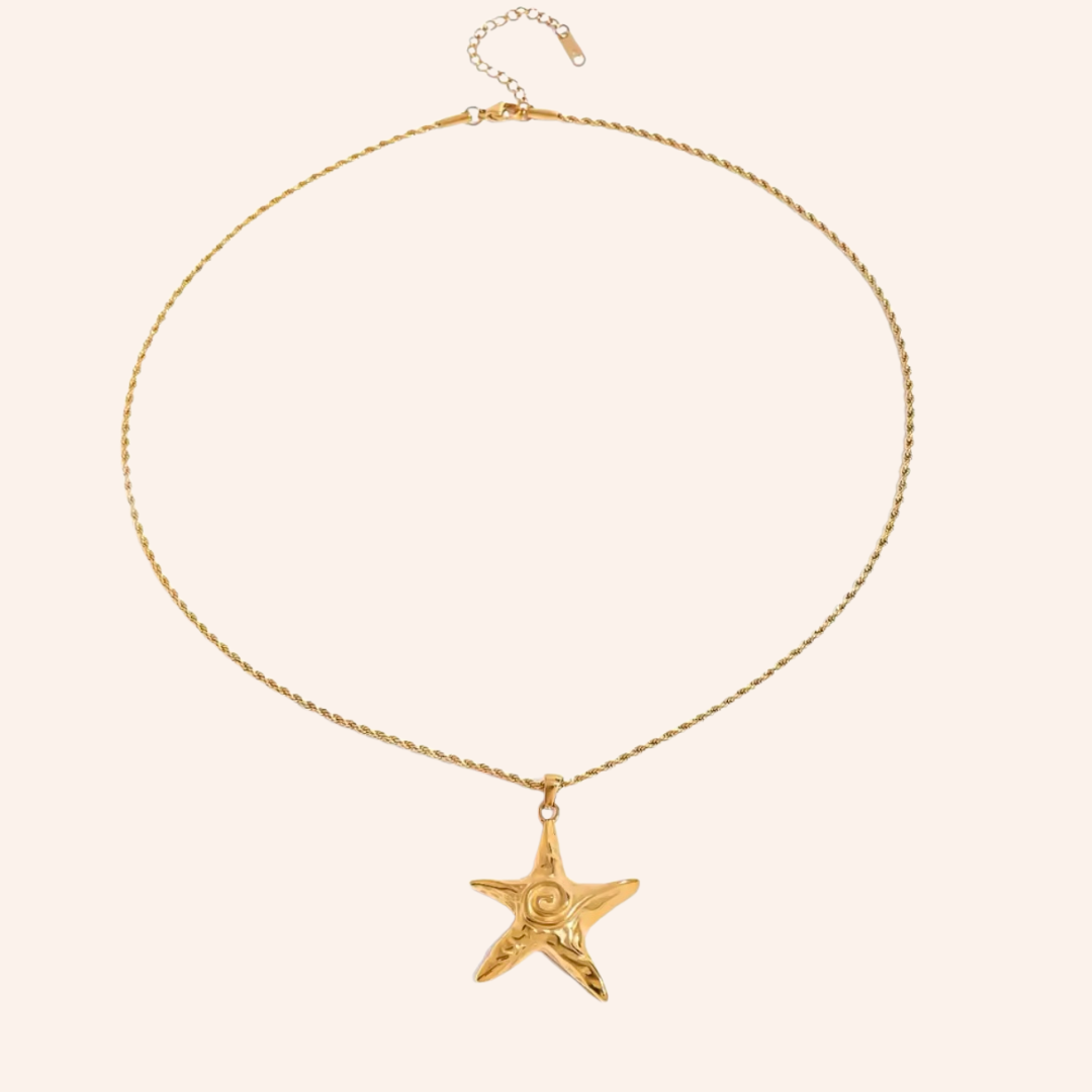 Oceanic Necklace in 18k Gold Plated
