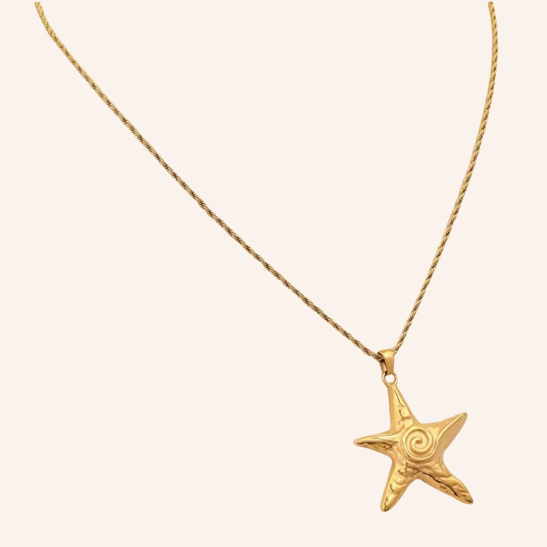 Oceanic Necklace in 18k Gold Plated