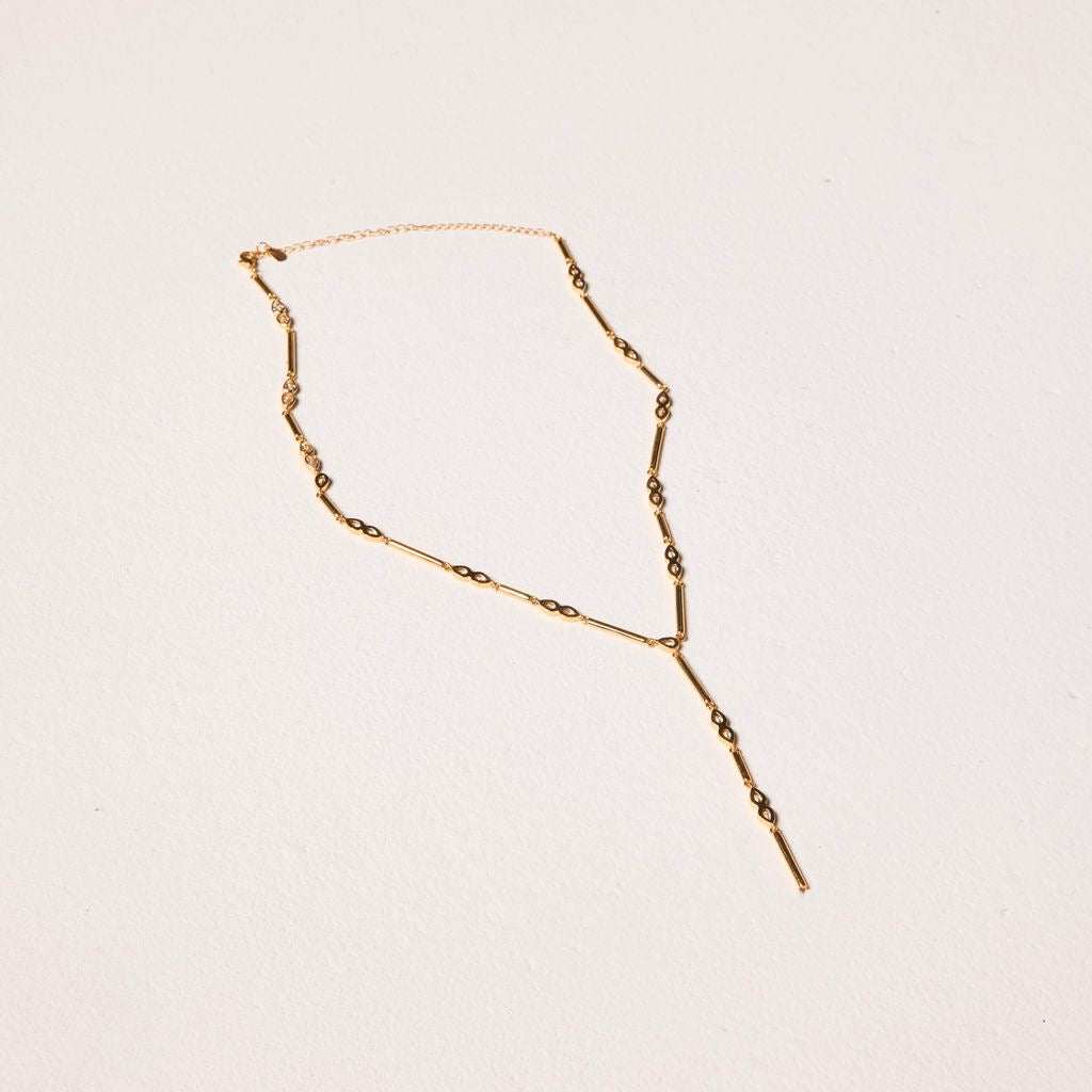 Tidal Choker Necklace in 18k Gold Plated