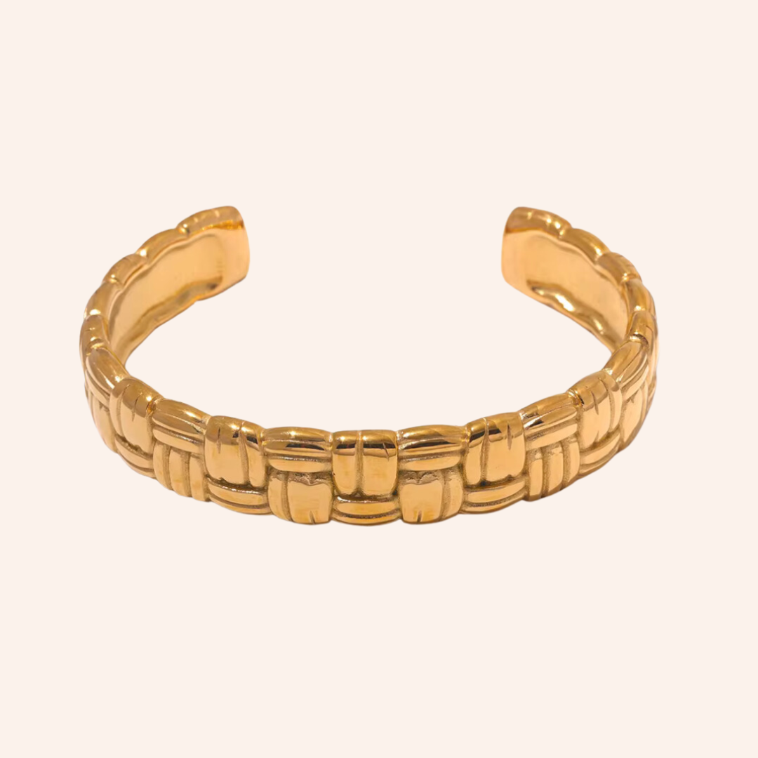 Maverick Cuff Bracelet in Gold Plated