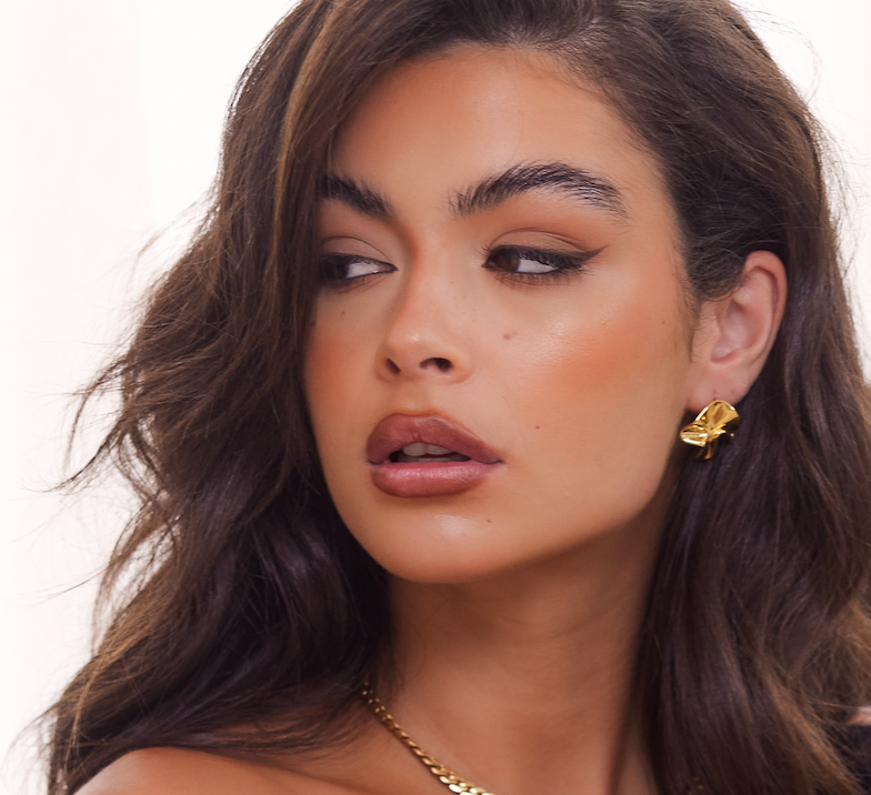 Rider Earrings in Gold Plated