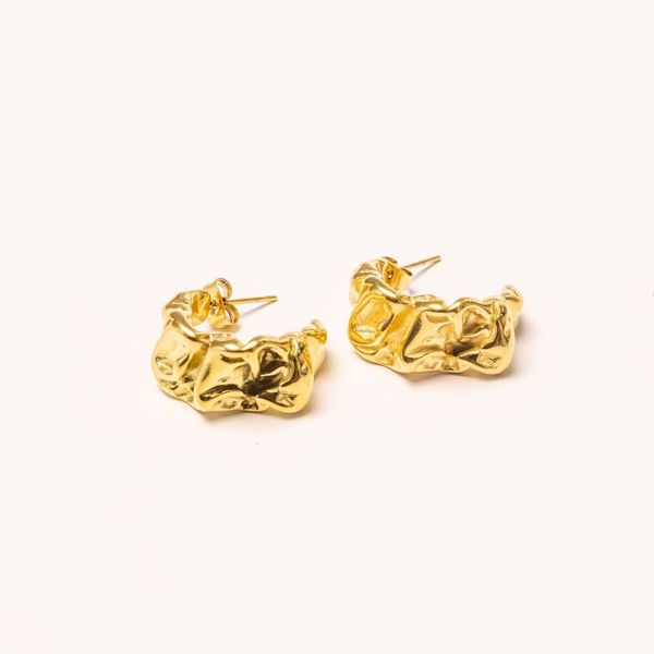 Fifi Hoop Earrings in Gold Plated
