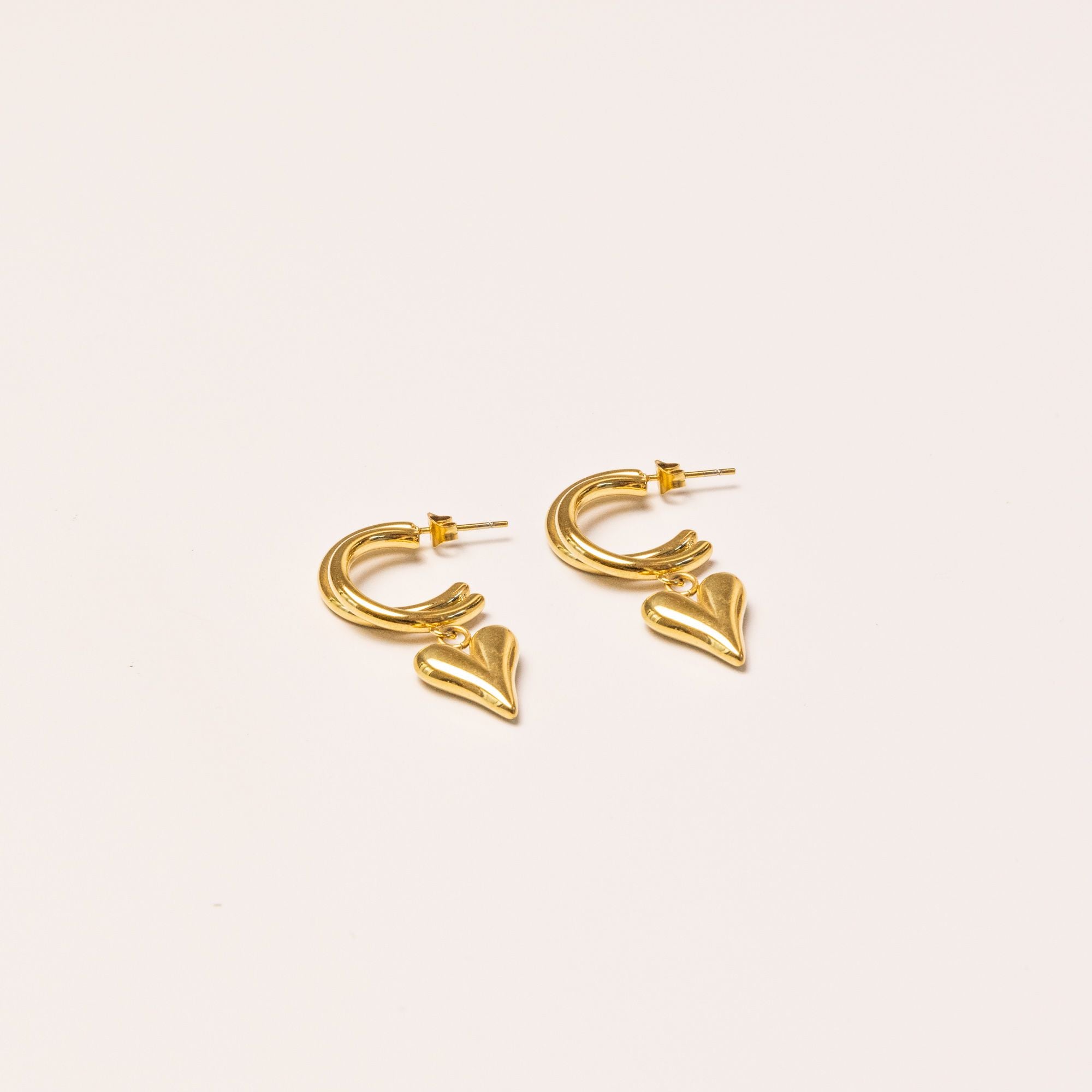 Beloved Hoop Earrings in Gold Plated