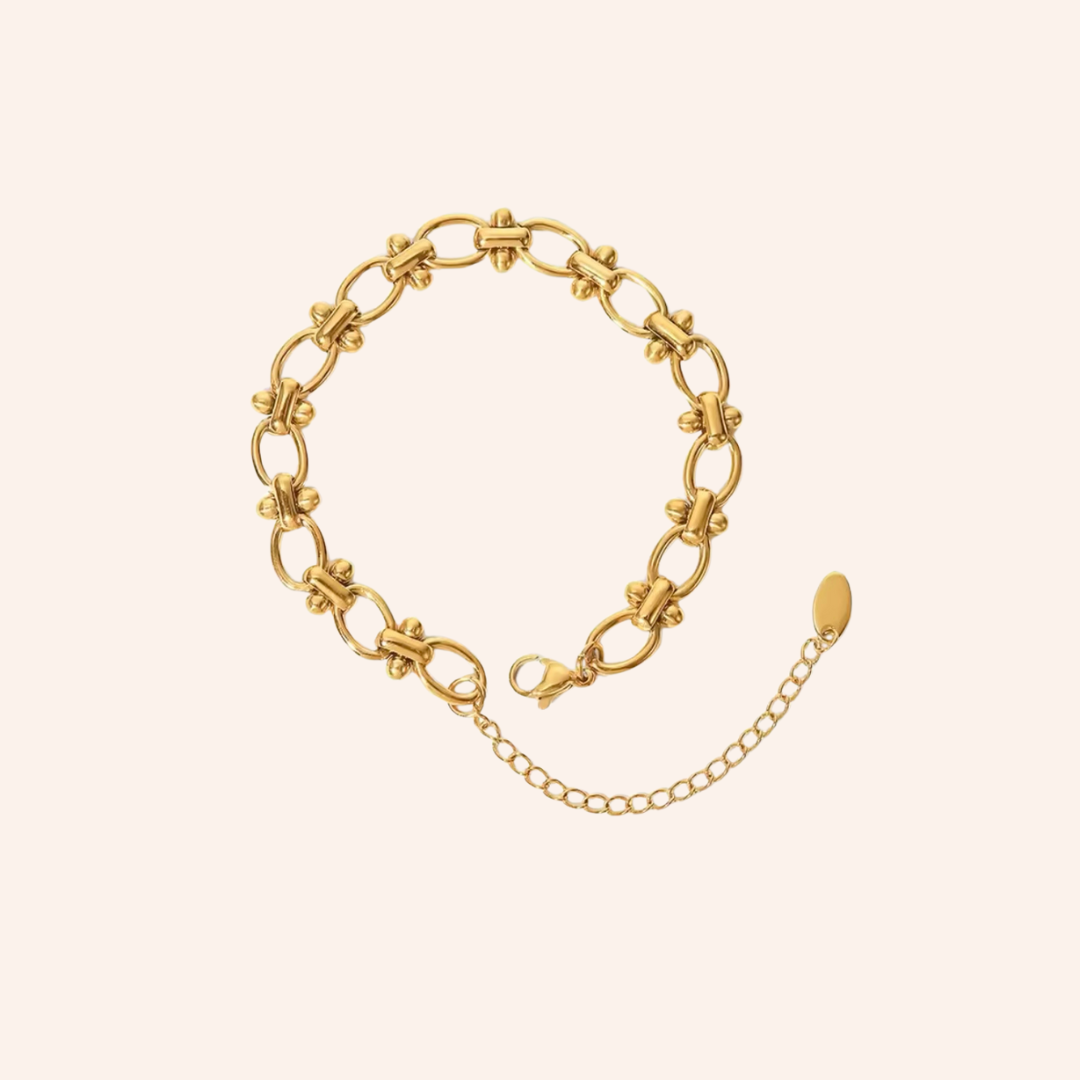 Tusk Chain Bracelet in 18K Gold Plated