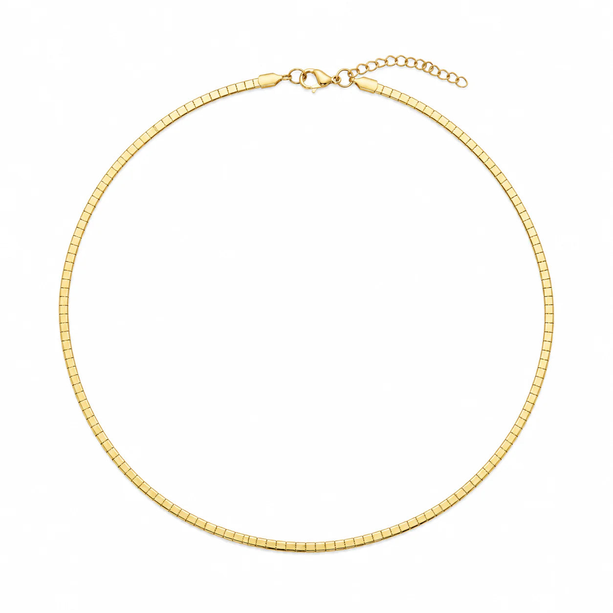Thin Slinky Choker in 18k Gold Plated